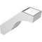 Ekena Millwork 5-in. W x 16-in. D x 16-in. H Baker Architectural Grade PVC Knee Brace BRCP05X16X16BKR - alternate 3